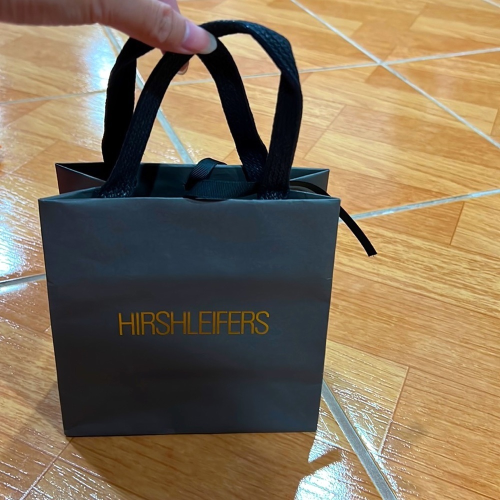 hirshleifers mini shopping bag  good condition